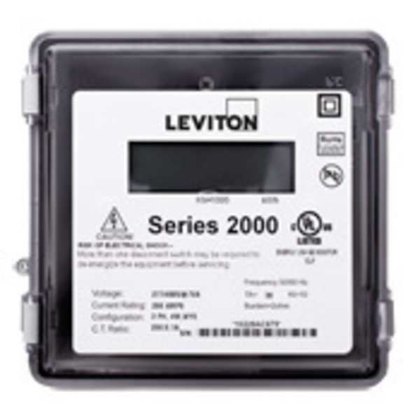 Leviton VOLTAGE OR CURRENT METERS S2K 3P4W 400:01A OUTDR 2R480-41